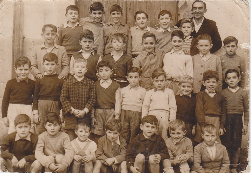 Marko eskola garaian. Kortezubi, 1940ko hamarkada