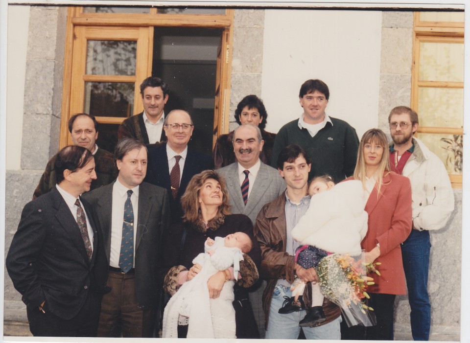 Xabier Arribaltzaga jaioberria Kortezubin erregistratu zuten egunean