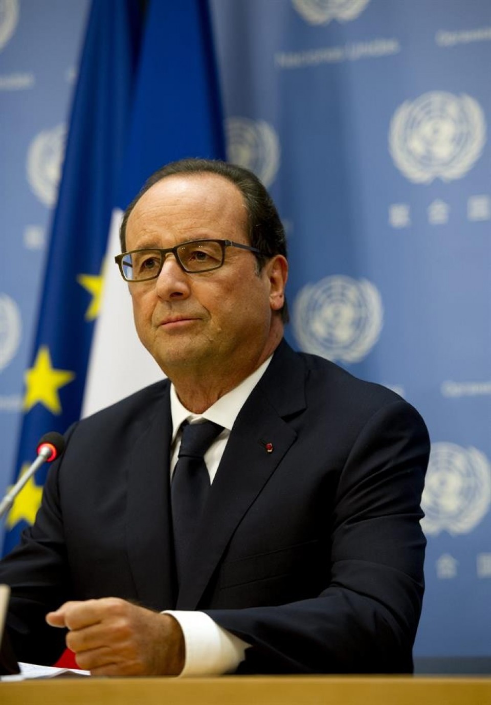 François Hollande, presidende de Francia. EFE. 