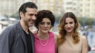 Leonardo Sbaraglia, Anahí Berneri eta Celeste Cid (Efe)
