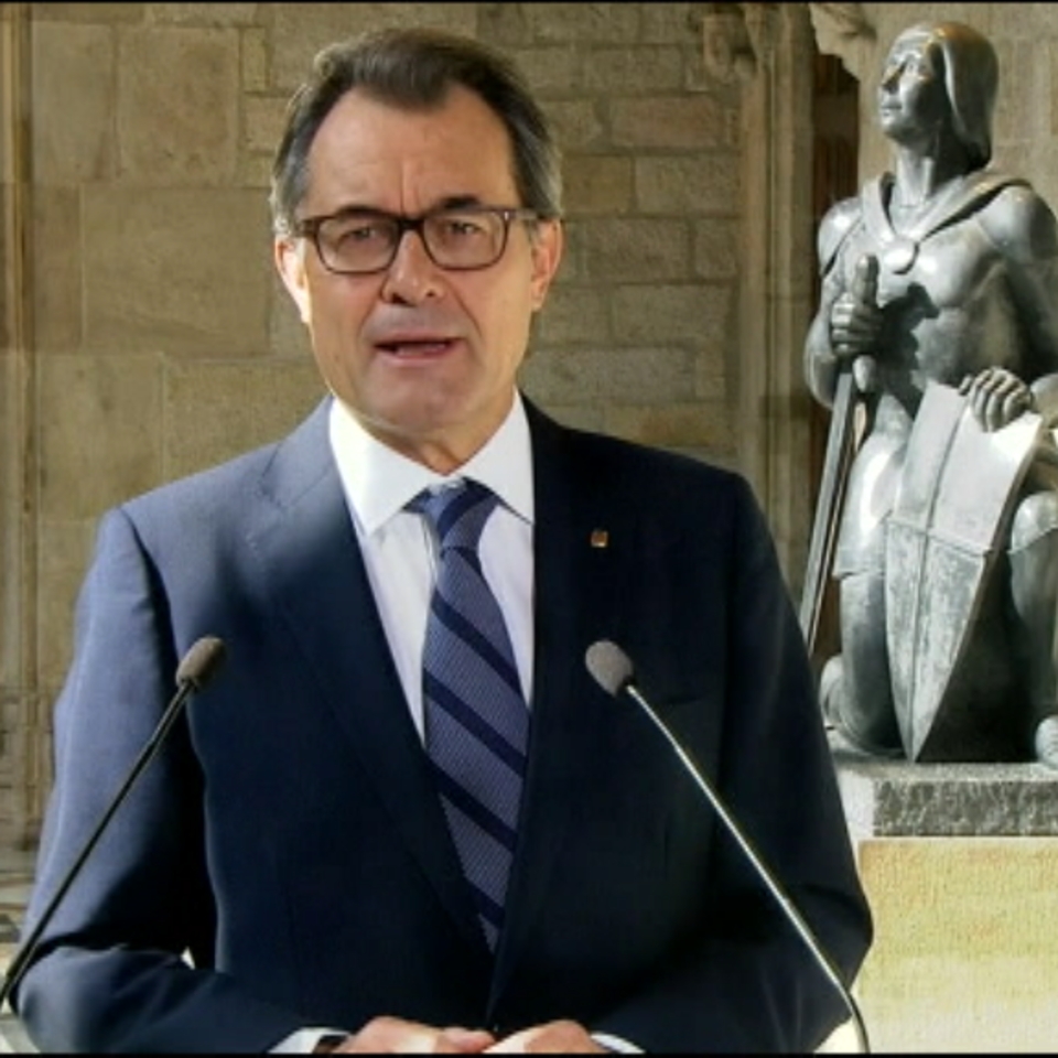 Artur Mas Kataluniako Generalitateko presidentea. EiTB