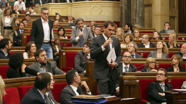 Parlamento catalán. 