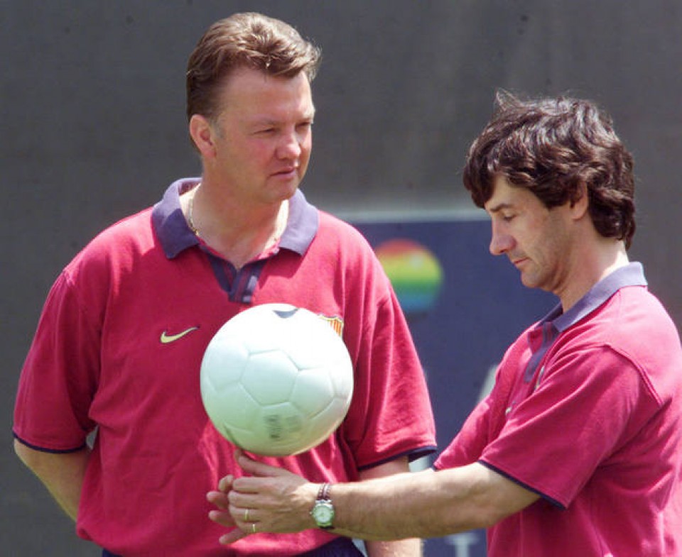 Jose Mari, Louis Van Gaalekin, entrenamenduan (Bartzelona, 1999)