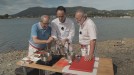 Jabo Irureta cocinando bacalao. Foto: EiTB