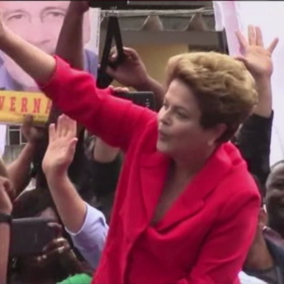 La presidenta Dilma Rousseff ha sido la más votada de la primera vuelta. EiTB