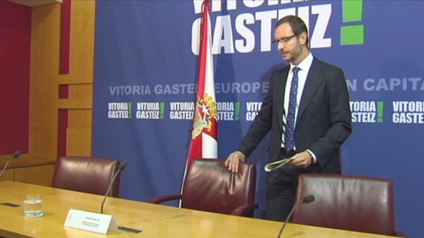 Javier Maroto, alcalde de Gasteiz. 