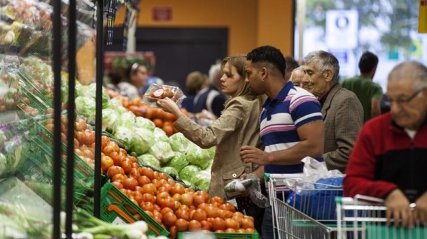 Un supermercado de Vitoria-Gasteiz. EFE