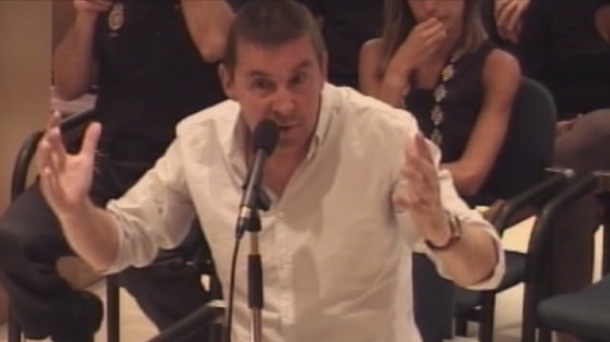 Arnaldo Otegi durante el juicio celebrado en la Audiencia Nacional. Imagen de archivo