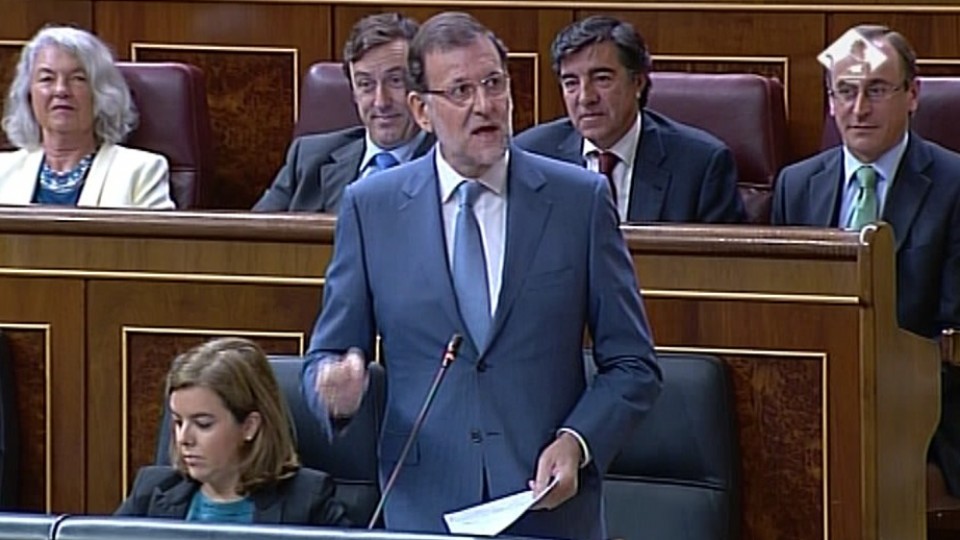 Mariano Rajoy Espainiako presidentea, Kongresuan