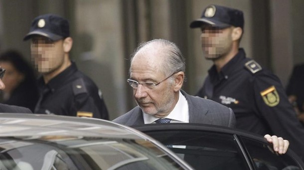 Rodrigo Rato Bankiaren presidente ohia.