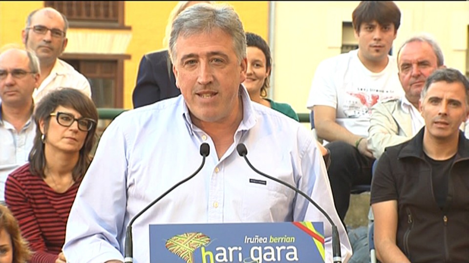 Joseba Asiron, candidato de EH Bildu a alcalde de Iruña.