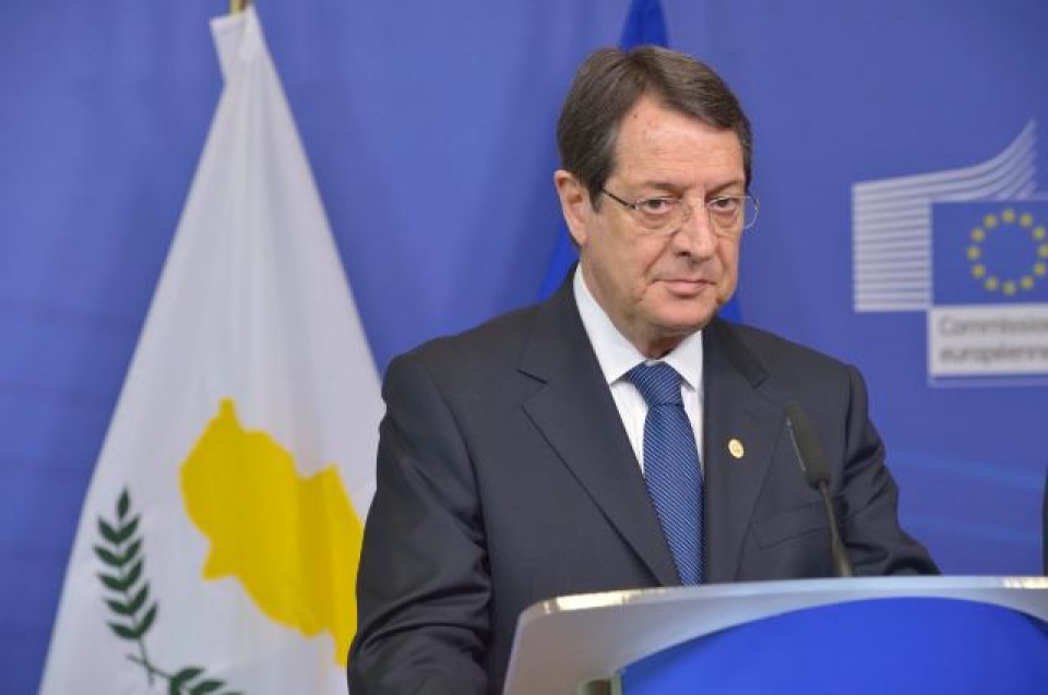 Nicos Anastasiades Zipreko presidentea ospitaleratu egin dute. Argazkia: Europako Batzordea. 