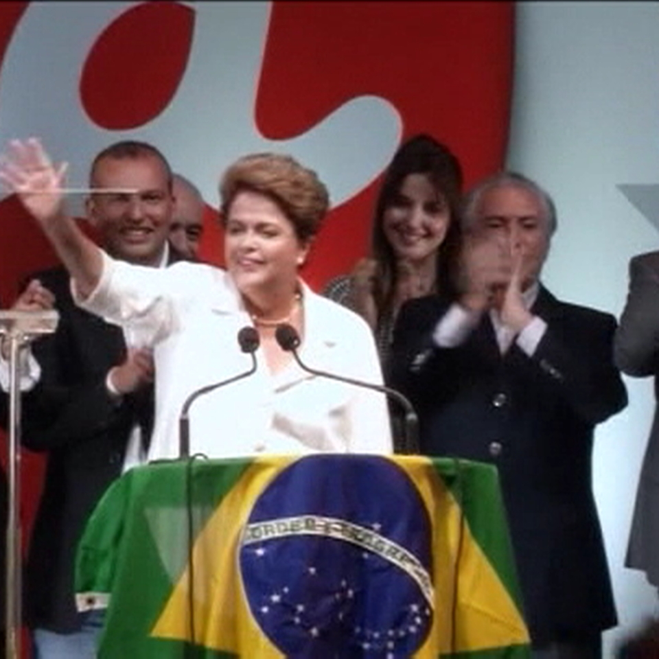 Dilma Rousseffek presidente karguan jarraituko du. Argazkia: EiTB