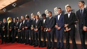 Borja Viguera eta Gaizka Garitano, sarituen artean