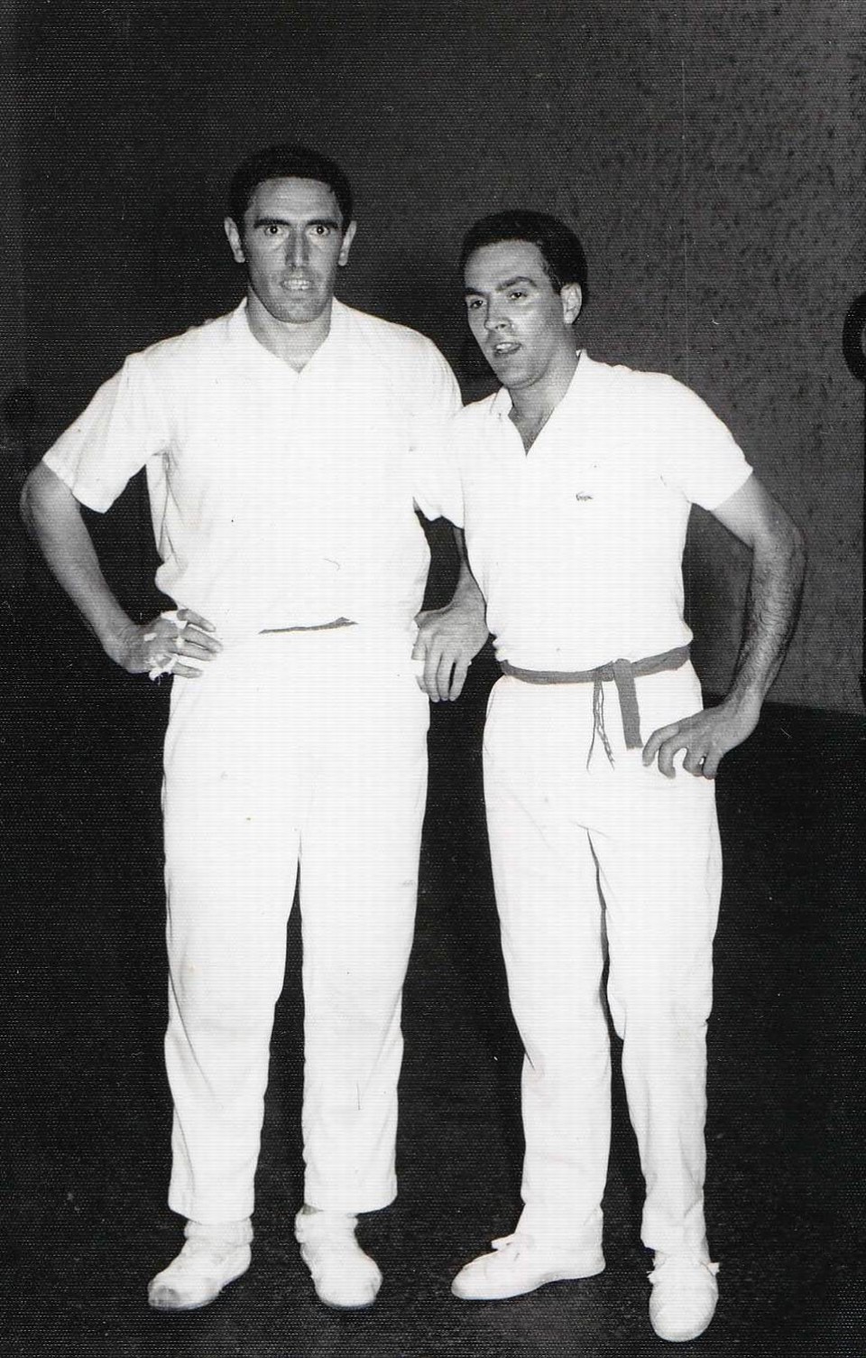 Luziano, Hilario Azkaraterekin. Eibar, 1966. Argazkia: EiTB