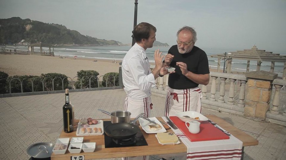 Zigor Arguiñano, Ramonekin janaria prestatzen.