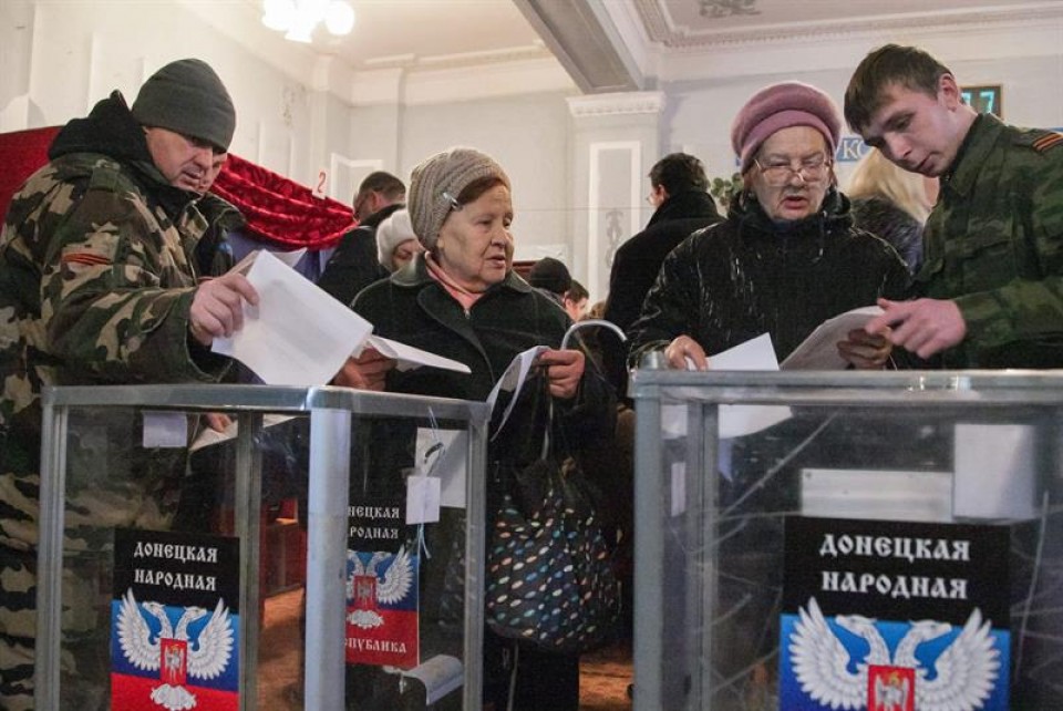Elecciones en Donetsk y Luganks EFE