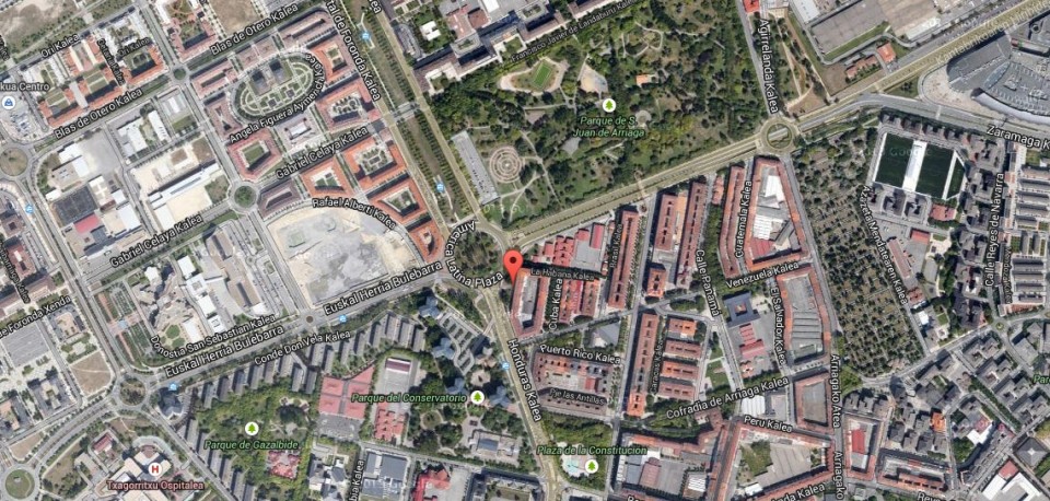 Vitoria-Gasteiz, en Google Maps.