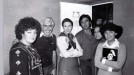 Luis Iriondo, el grupo Mocedades, y las cantantes argentinas Encarna Paso y Susana Rinaldi. Madrid, 1978 title=