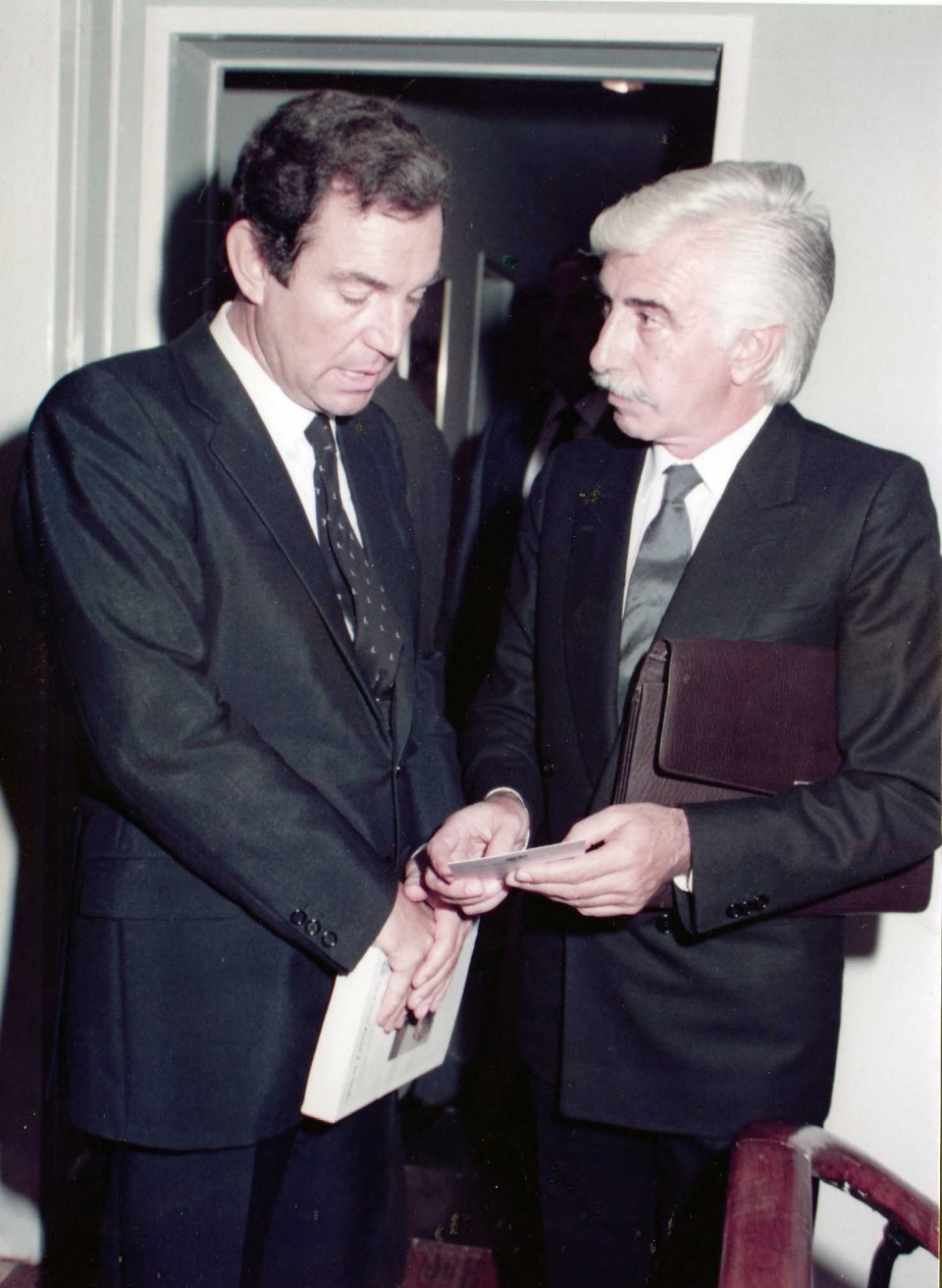 Karlos Garaikoetxea y Luis Iriondo. 1981