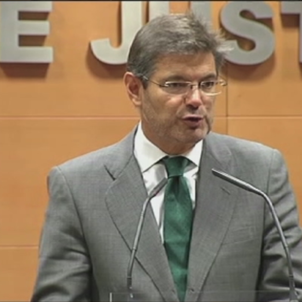 Rafael Catala Justizia ministroa. Argazkia: EFE