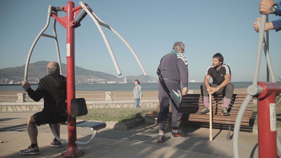 Alex Txikonekin, Getxon. Argazkia: EITB