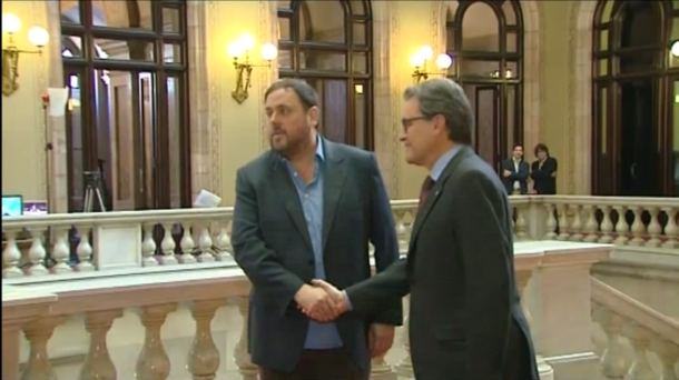 Junqueras y Mas, en una imagen de archivo.