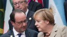 Hollande y Merkel. Foto: EFE title=