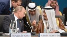 Putin junto al príncipe de Arabia Saudí. Foto: EFE title=