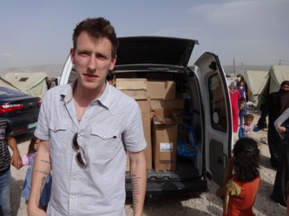 Edward Kassig, en Siria. Foto: SERA