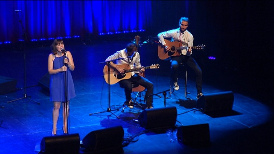Anne Etchegoyen y los guitarristas