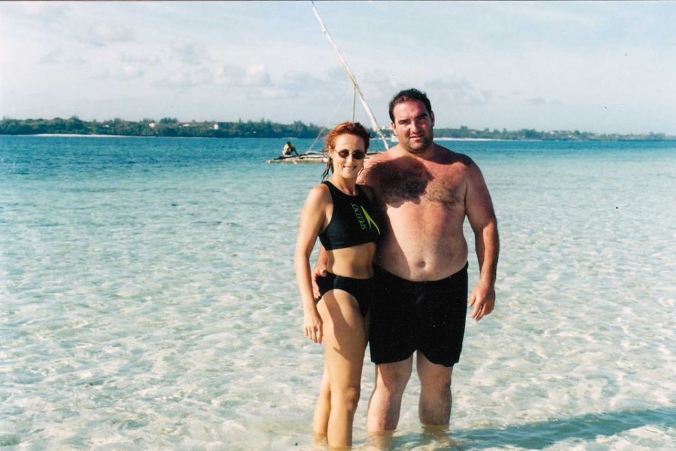 Mieltxo eta Edurne, eztei-bidaian. Kenya, 2001