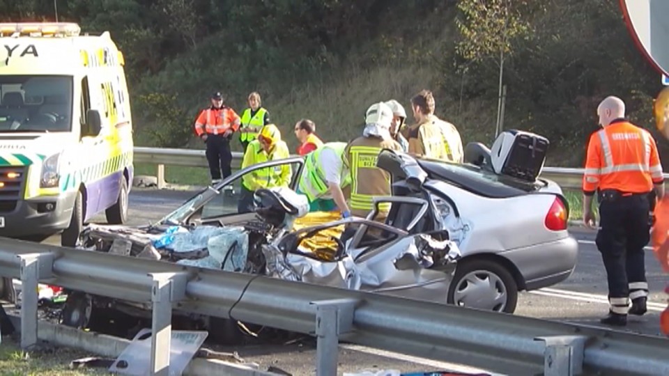 Accidente de tráfico en Igorre