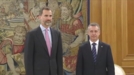 El rey Felipe VI recibe a Iñigo Urkullu en la Zarzuela