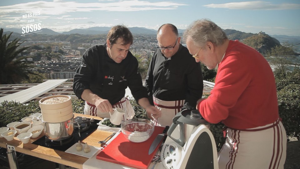 Ruben Trincado Mirador de Ulia jatetxeko sukalde-buruarekin