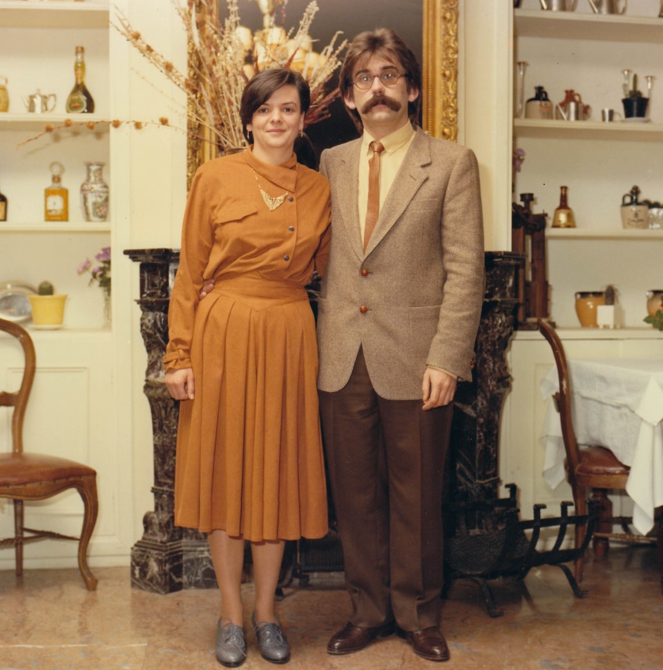 Ramon eta Rosa, ezkontza egunean. Azpeitia, 1983ko abenduaren 2a 