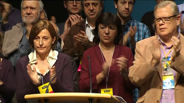 Muriel Casals y Carme Forcadell, en imagen reciente. EFE