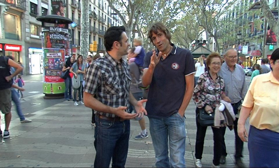 Por las Ramblas de Barcelona