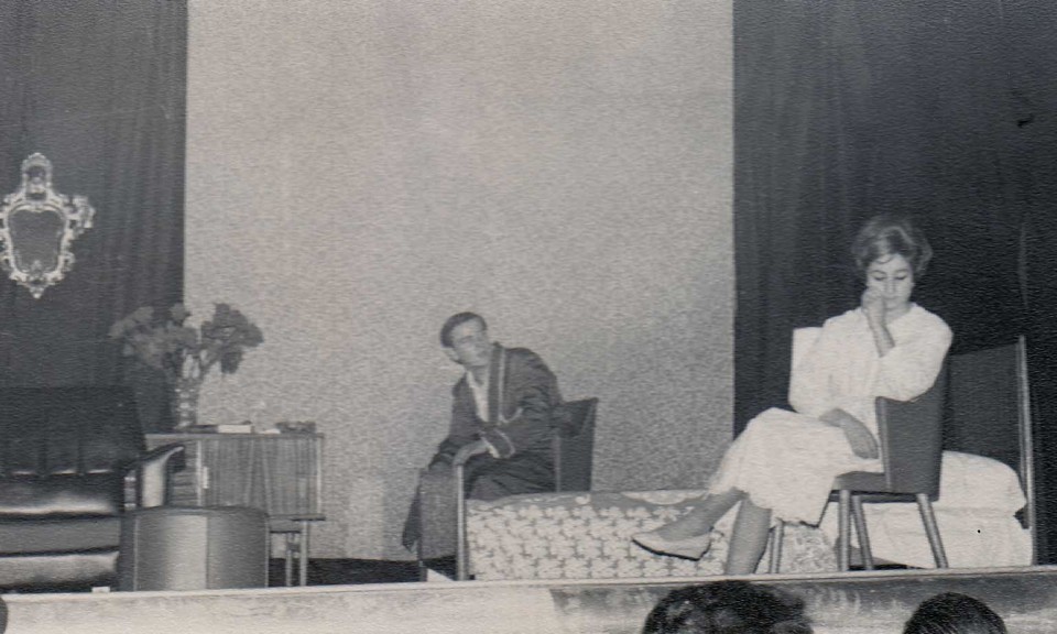 . “Udaberriko gau hartan lorik ez” antzezlana. Getaria, 1960ko hamarkada 