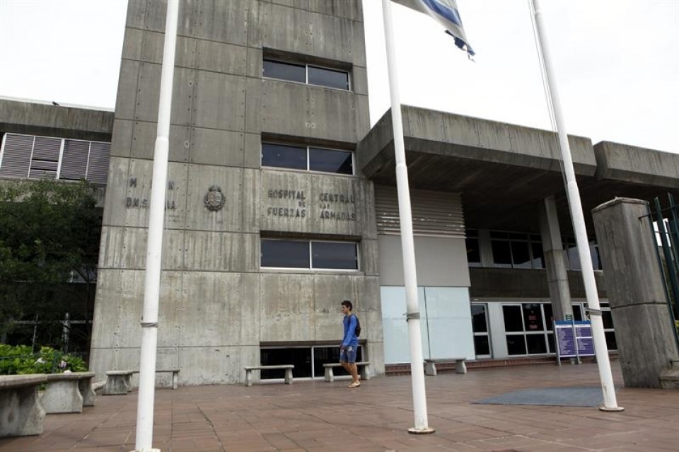 Hospital militar donde se encuentran seis presos trasladados de Guantánamo a Uruguay. EFE