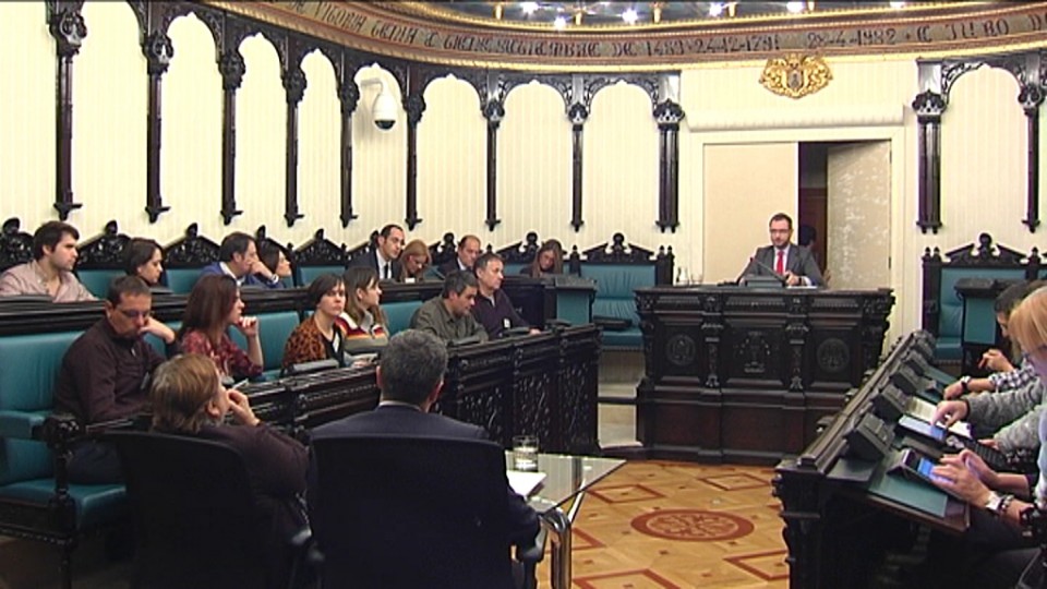 Pleno del Ayuntamiento de Vitoria-Gasteiz. Imagen de archivo: EiTB
