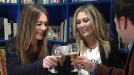 Brindis con la hermana de Amaia Montero