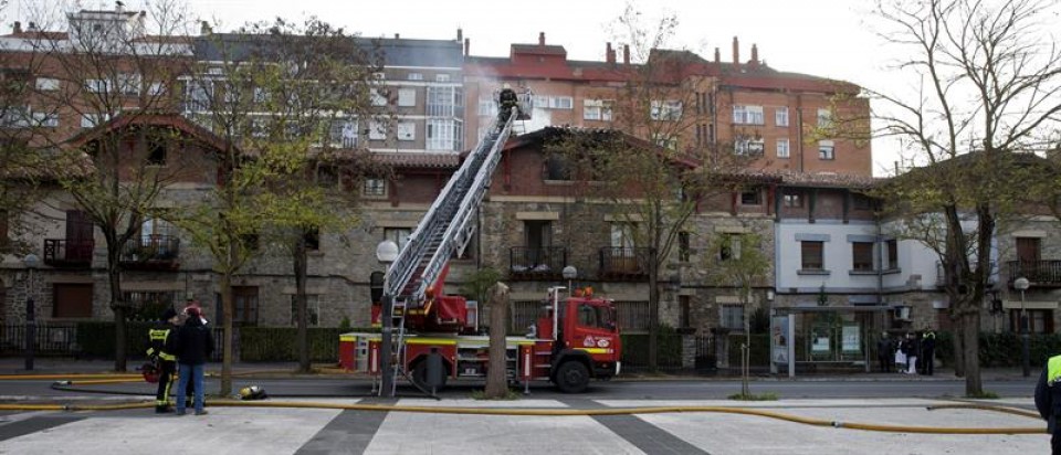 Un incencio provoca daños en una residencia de monjas de Vitoria-Gasteiz. 