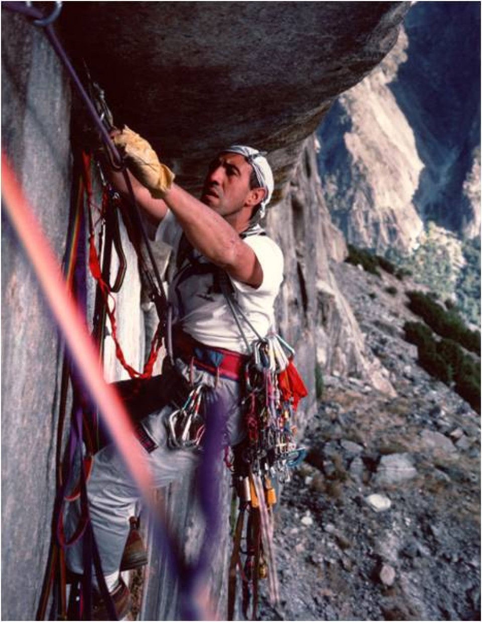 ''El Capitan'' horma eskalatzen. Kalifornia,  1993