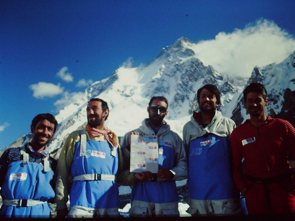 Juanjo San Sebastian eta Martin Zabaleta, K2ko espedizioan. 1987 
