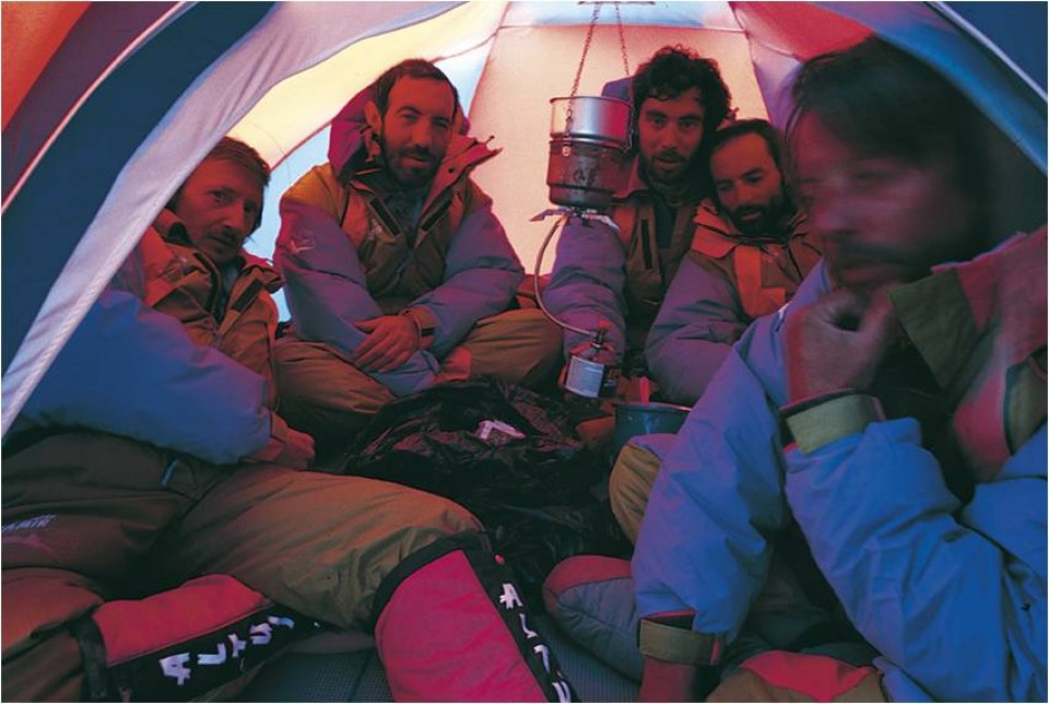 Juanjo San Sebastian, Shisha Pangmako espedioziokoekin. 1990