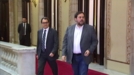 Mas eta Junqueras ordu erdi egon dira bilduta