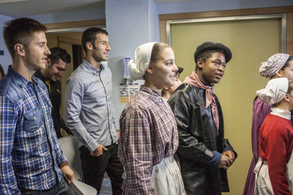 Zaldua, Gaztañaga eta Agirretxe, kantuan