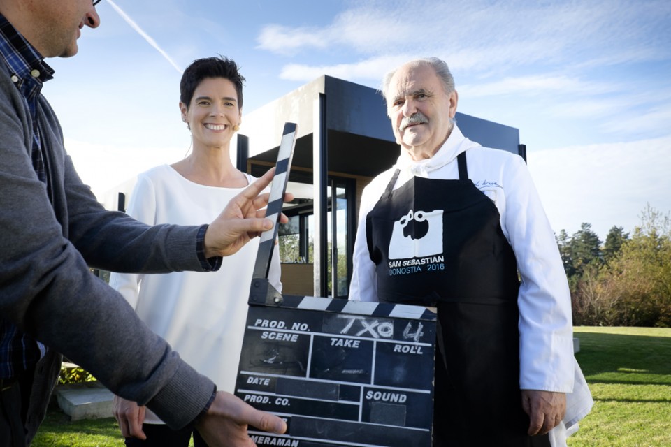 Luis Irizar, invitado de excepción para celebrar el programa 200 de 'Txoriene'. (Foto: EiTB)