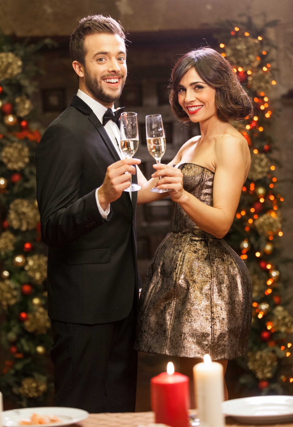 Los presentadores: Itziar Atienza y Julen Telleria